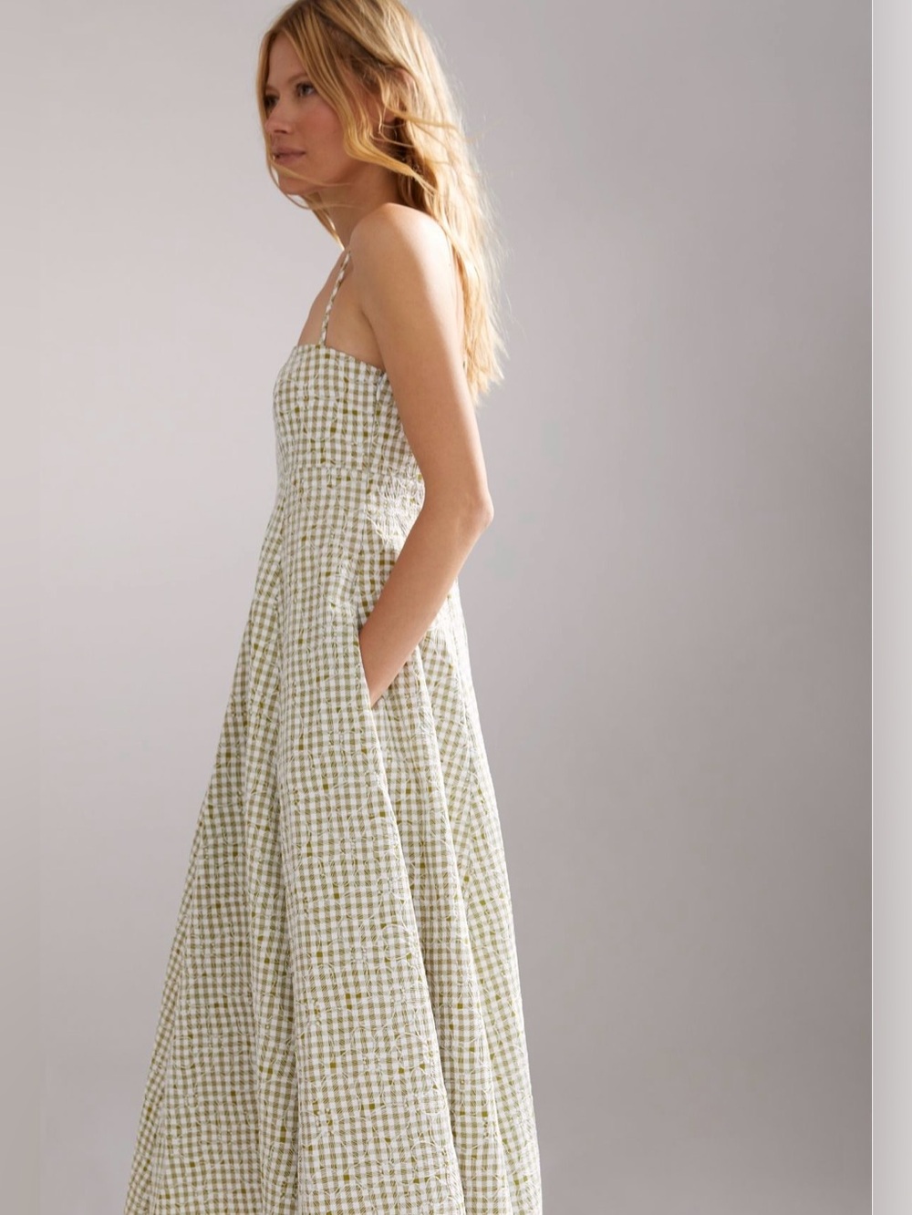 En Saison A-Line Maxi Dress | Size Medium - Picture 3 of 9